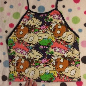 ♦️Final Sale♦️Forever 21: Rugrats crop top, size M